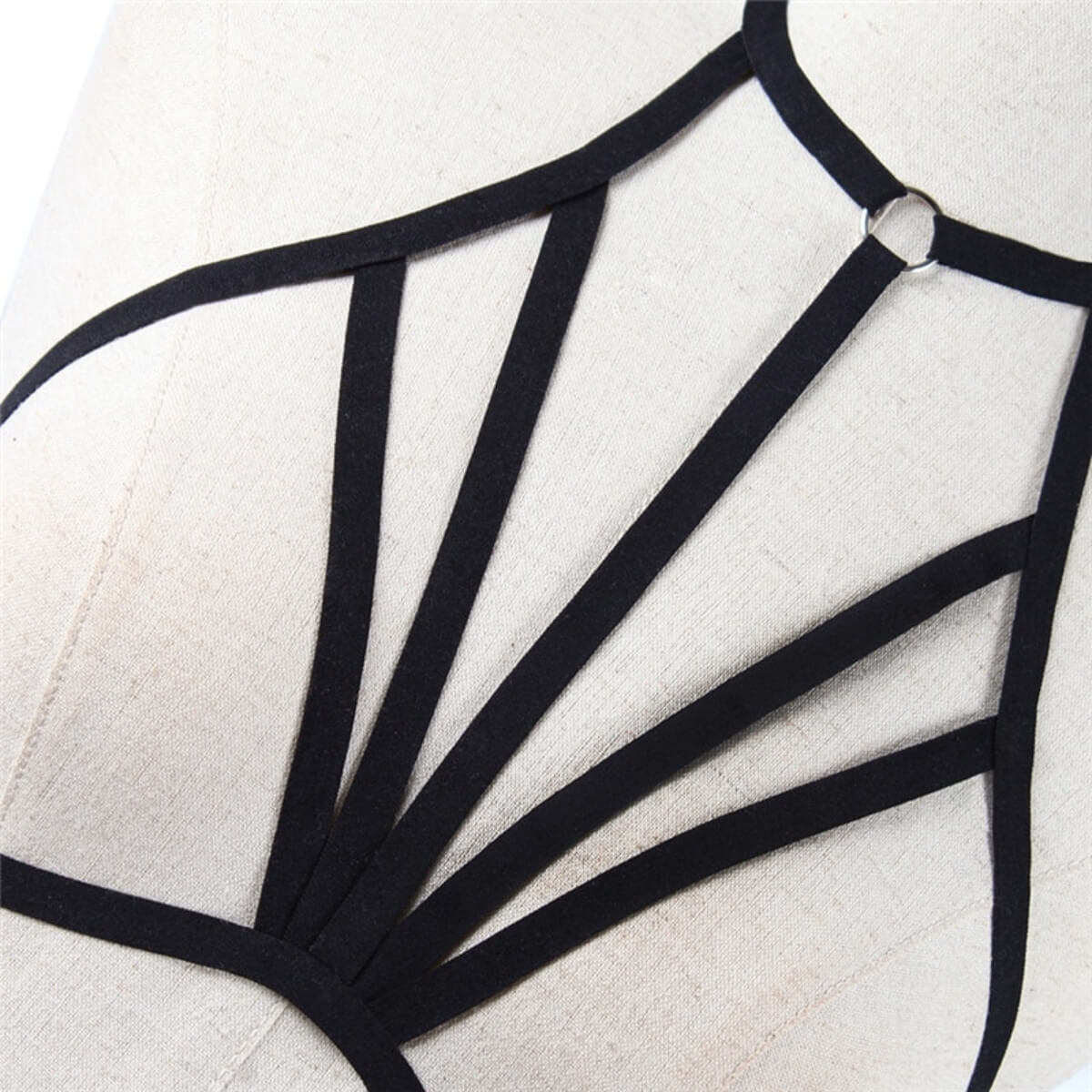 ELASTIC HARNESS BRA