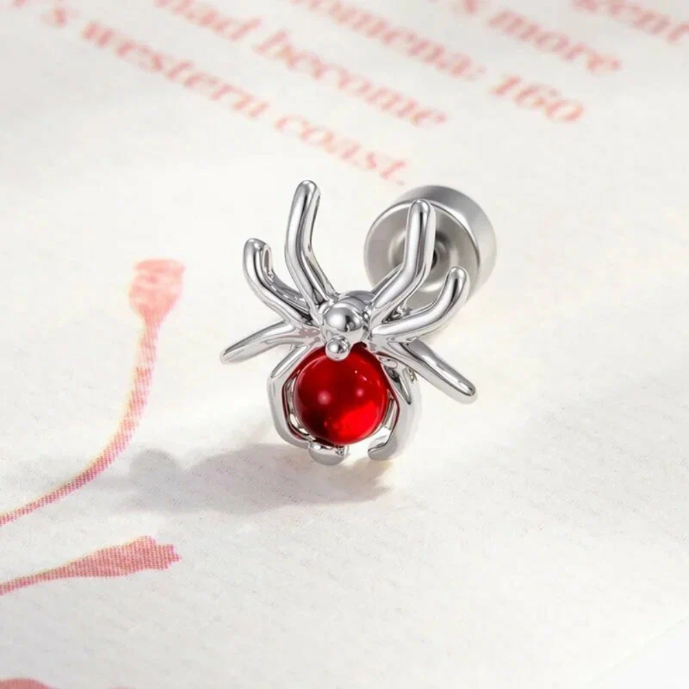 MULTICOLOR SPIDER EARRINGS (PAIR)