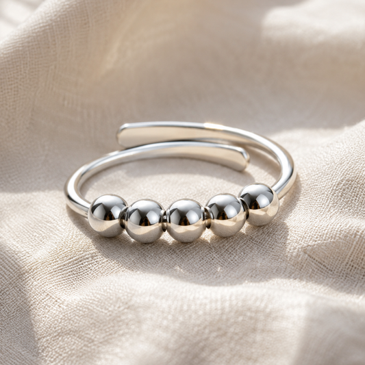 SPIRAL FIDGET RING (ADJUSTABLE)
