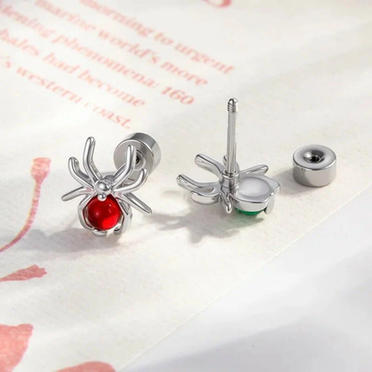 MULTICOLOR SPIDER EARRINGS (PAIR)