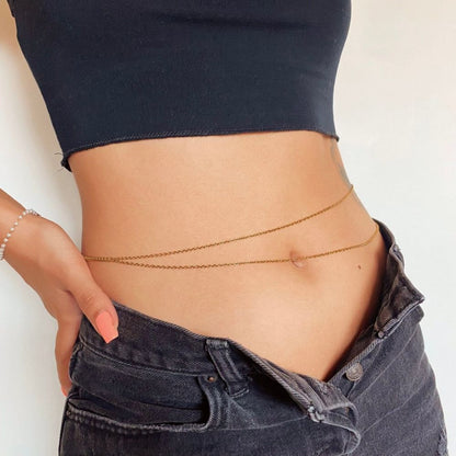 LAYERED WAIST GOLD CHAIN (ADJUSTABLE)