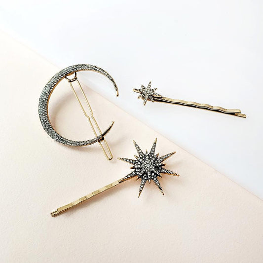 MOON STAR HAIRCLIP