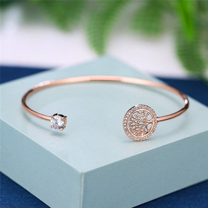 "TREE OF LIFE" GEM BRACELET (ADJUSTABLE)